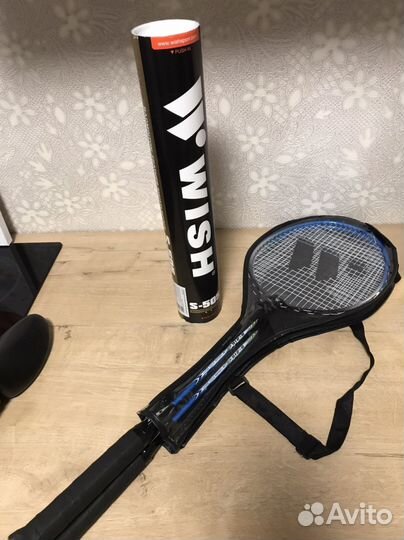 Ракетка для бадминтона+ набор воланчиков