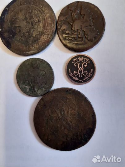 Монеты и банкноты царские, времён ссср,современные