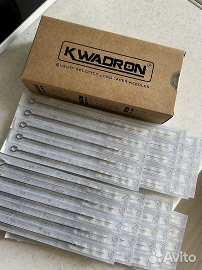 Иглы для тату kwadron 0,30 мм - 7LT