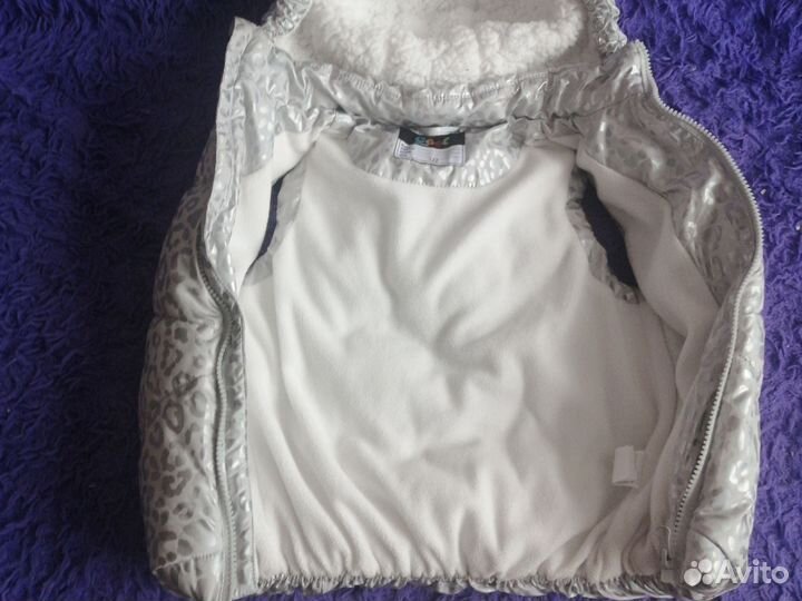 Жилет тёплый для девочки