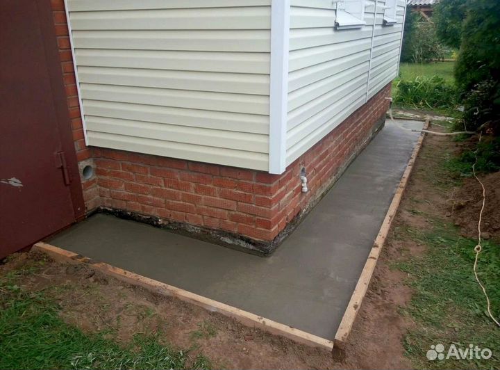 Свайный Фундамент венцы отмостка