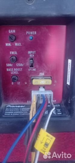 Pioneer сабвуфер активный