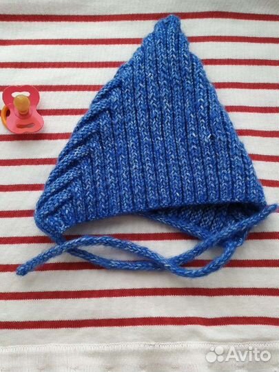 Вязаная шапочка эльфик