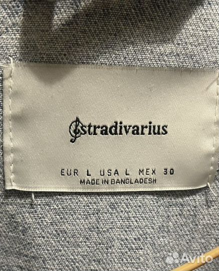 Джинсовая куртка stradivarius