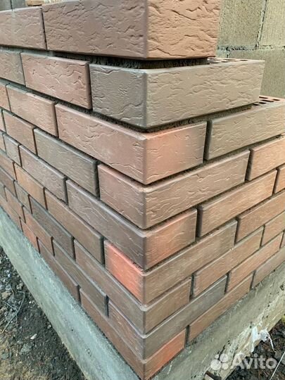 Лицевой кирпич волгабрик Руст-30