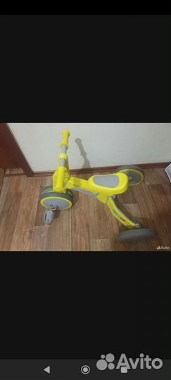 Самокат детский трехколесный складной
