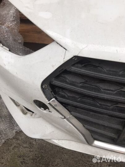 Бампер и решетка на солярис 2