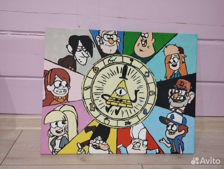 2 картины по номерам гравити фолз