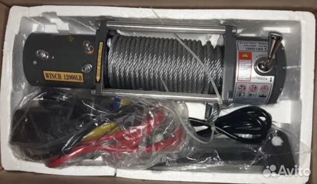 Лебедка для эвакуатора 24 В