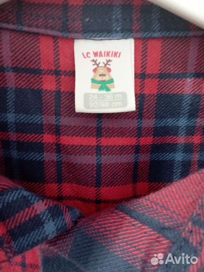 Рубашка для мальчика 80/ 86 ; 92/98;