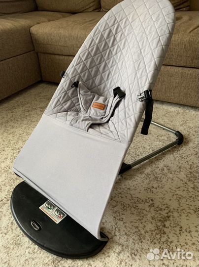 Шезлонг для новорожденных luxmom