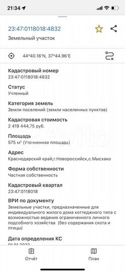 Участок 5,7 сот. (ИЖС)