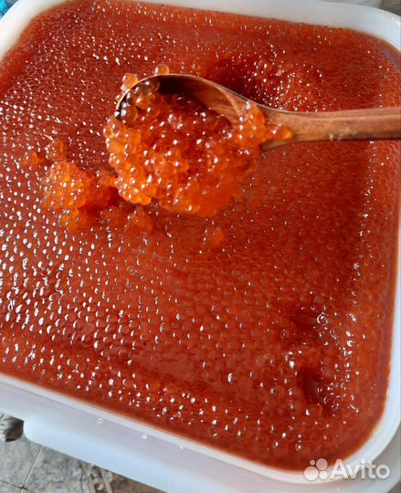 Красная икра кета