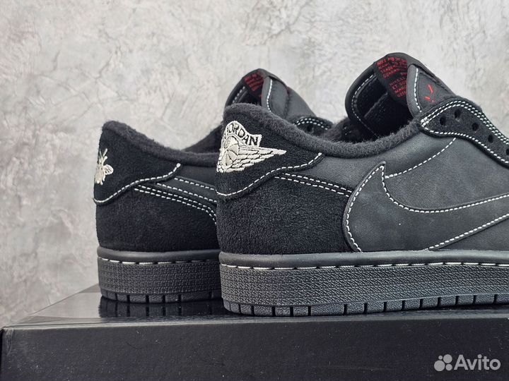 Travis Scott x Air jordan 1 low Black Phantom