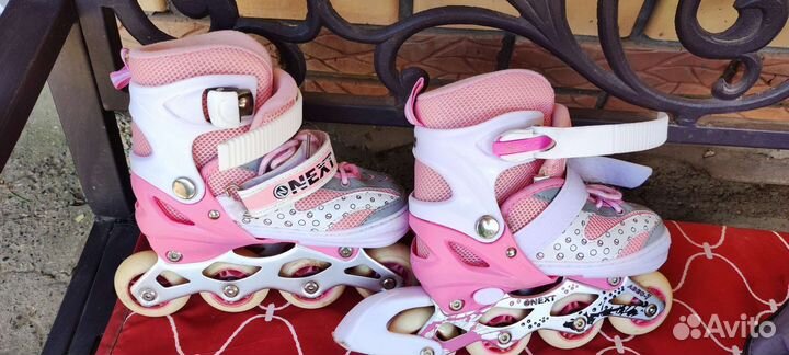 Роликовые коньки детские раздвижные