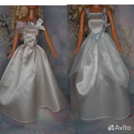 Платье для кукол типа барби