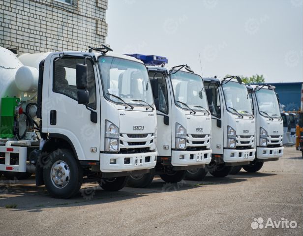 Автобетоносмеситель Isuzu Elf, 2024