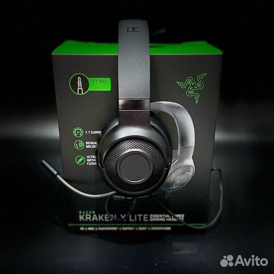 Игровые наушники Razer Kraken X Lite Black