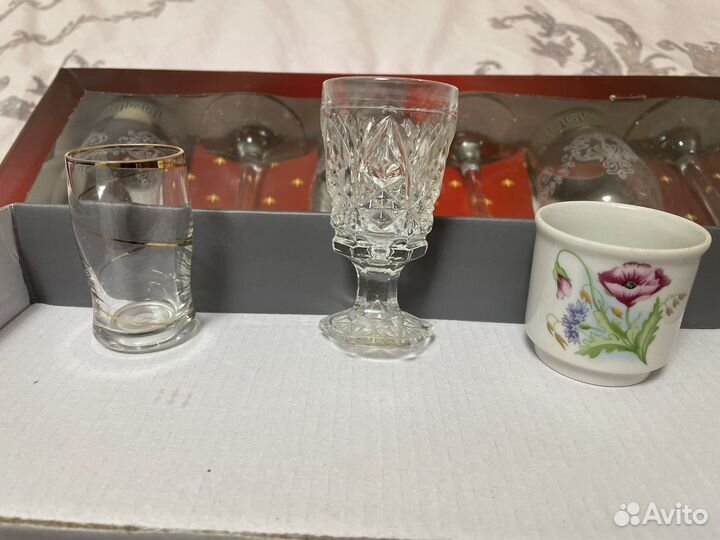 Бокалы для вина и рюмки