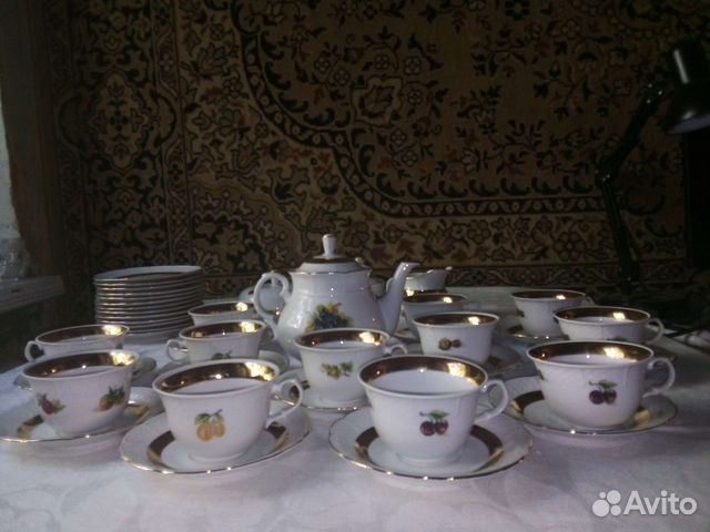 Сервиз чайный Thun 1931 г раритет антиквариат