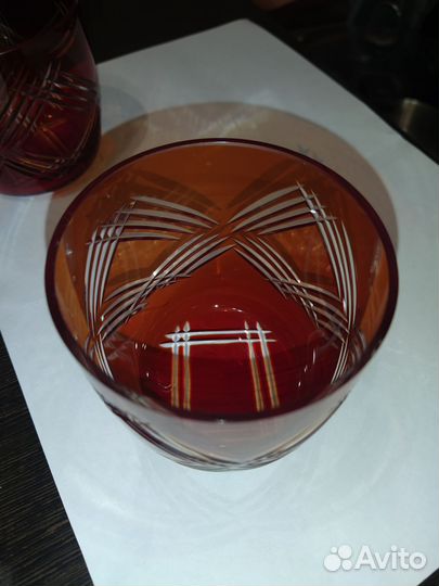 Цветной хрусталь СССР винтаж