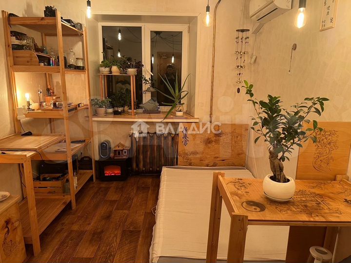 Комната 12 м² в 1-к., 4/4 эт.