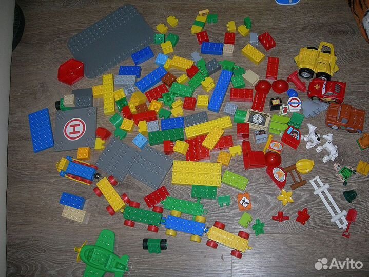 Раритет лего дупло, динозавр, человечки