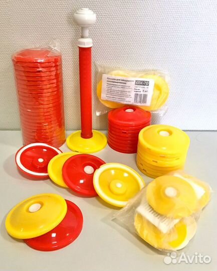 Набор вакуумных крышек 60 шт. с насосом