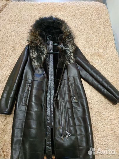 Дубленка натуральная женская 46 48