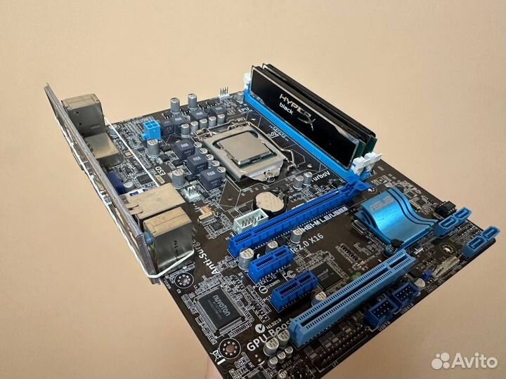 Комплект Asus H61 + I5 2400 + 16Gb DDR3