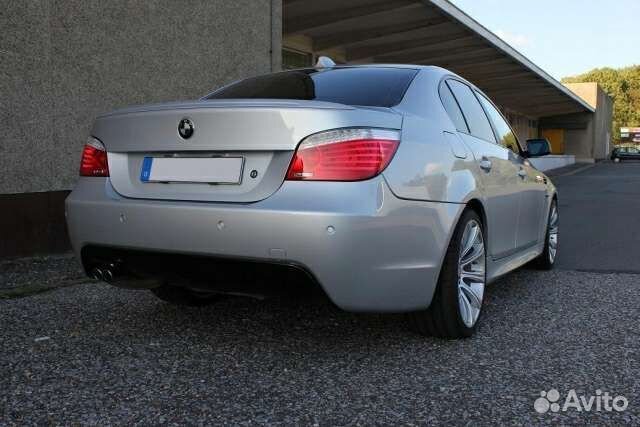 Задний бампер m тех bmw e60 abs-пластик