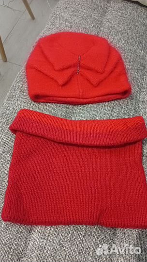 Шапка и снуд комплект