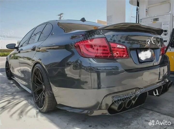 Спойлер на багажник BMW 5 F10 PSM черный