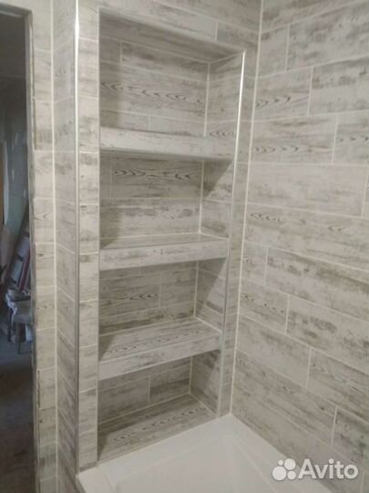 Санузлы под ключ,плиточные работы,монтаж сантехник