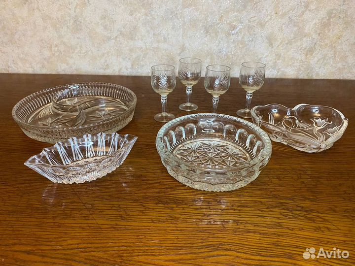 Хрусталь времен СССР винтаж