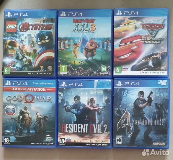 Диски игры для PS4