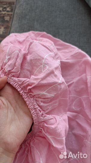 Простыня на резинке овальная