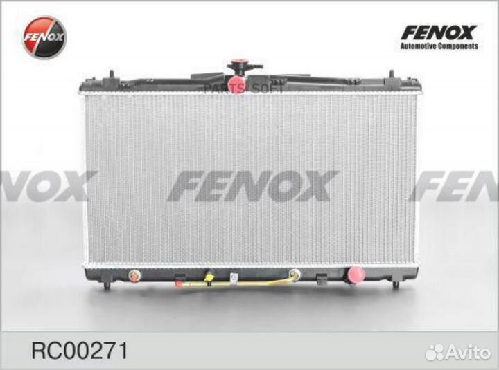 Fenox RC00271 Радиатор охлаждения 768x400x16; паян