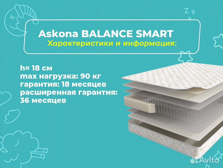 Матрас аскона