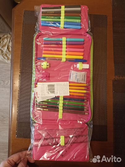 Пенал новый herlitz с наполнением