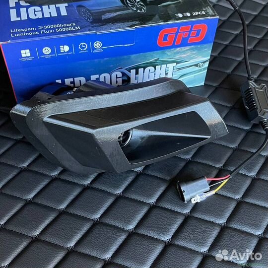 Лазерные туманки kia ceed 1 ED птф bi LED