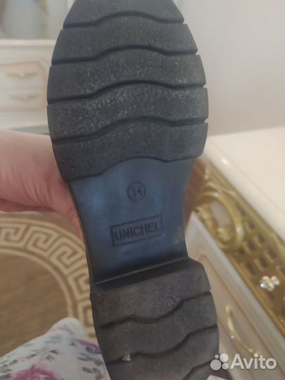 Ботинки демисезонные для девочки 34