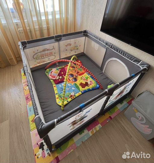 Большой детский игровой манеж