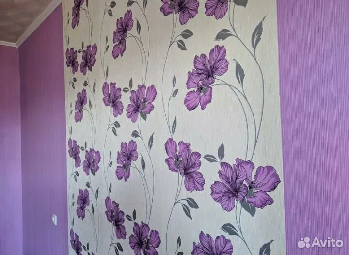 Поклейка обоев