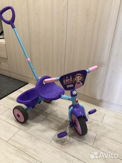 Детский велосипед с ручкой werter berger