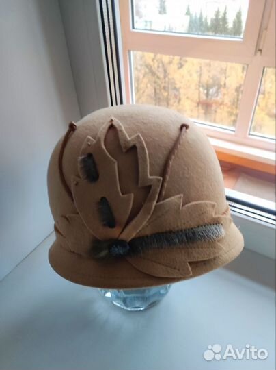 Шляпа фетровая женская