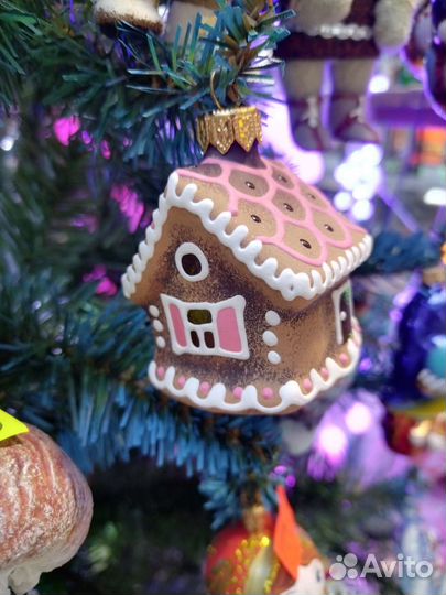 Елочные игрушки ручной работы стекло