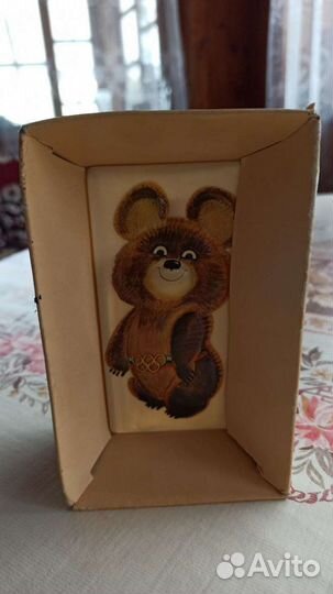 Олимпийский талисман одеколон Новая Заря Москва 80