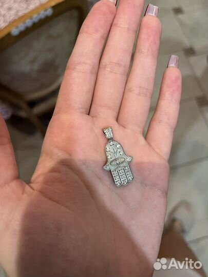 Кулон серебро