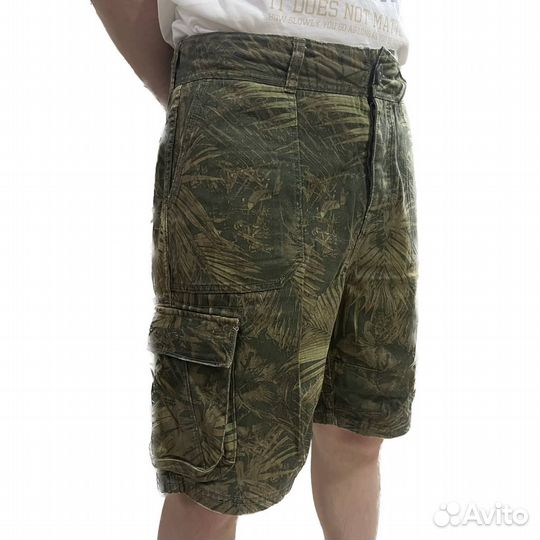 Шорты карго камуфляжные мужские